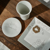 Kamigata Ryugi: Haiku Series Plate Set, Gold - tokinari.live