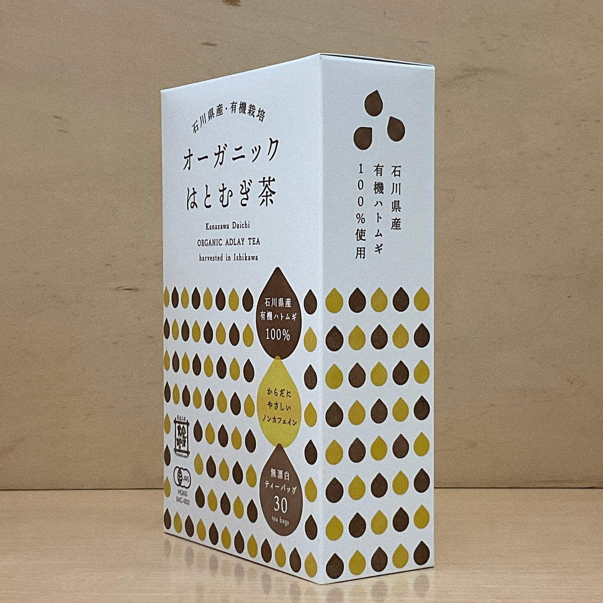 Kanazawa Daichi: Organic Hato Mugicha 有機はとむぎ茶 (3g x 30) - tokinari.live