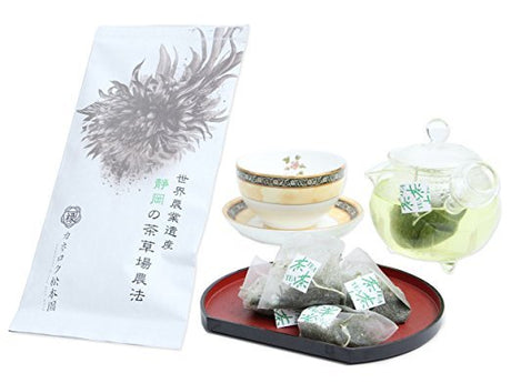 Kaneroku Matsumoto Tea Garden: Sobacha green tea 蕎麦緑茶ティーバッグ - tokinari.live