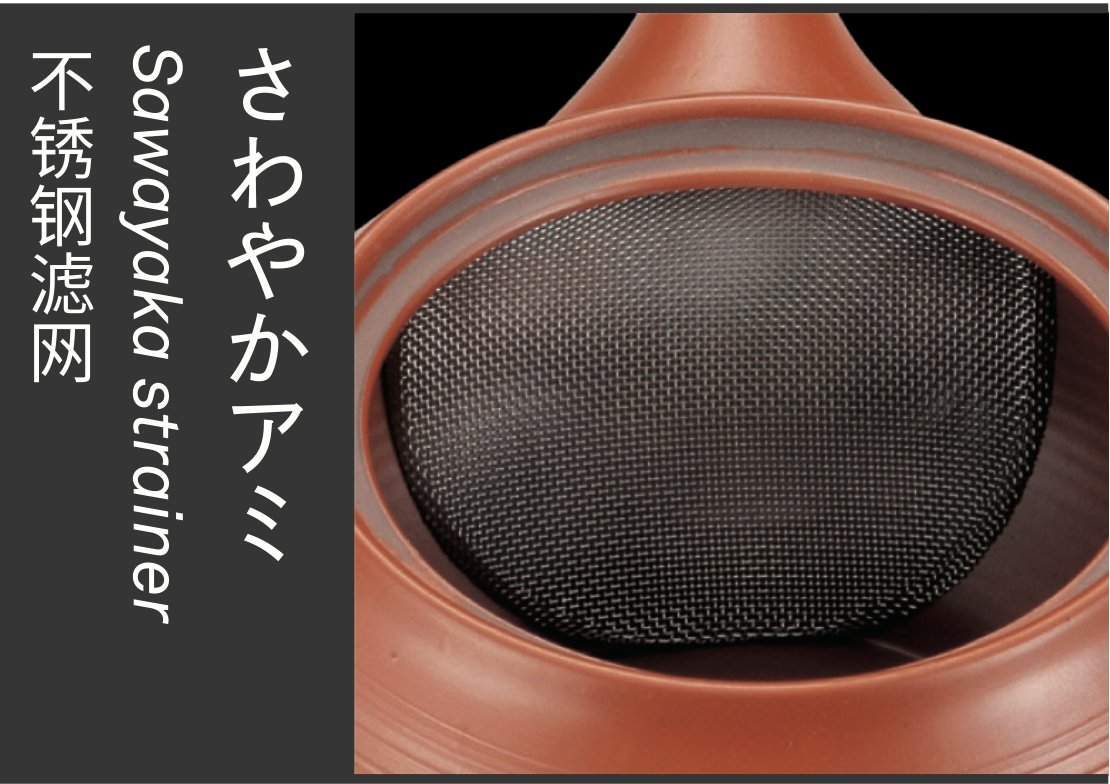 Koizumi: Left-handed Silver & Pink Striped Tokoname Kyusu Tea Pot by Kiln Tosei, 330 ml, 8-193 【陶聖】２色ルレット左手急須 - tokinari.live