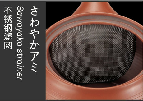 Koizumi: Left-handed Silver & Pink Striped Tokoname Kyusu Tea Pot by Kiln Tosei, 330 ml, 8-193 【陶聖】２色ルレット左手急須 - tokinari.live