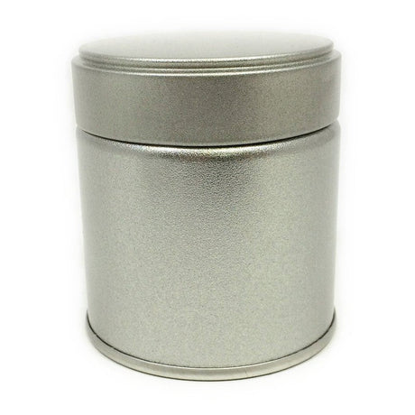 Matcha Tea Can, Silver Screw Top - tokinari.live
