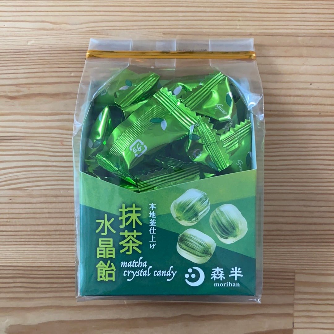 Morihan: Matcha powder encased crystal matcha candy 80g 森半 抹茶水晶飴 - tokinari.live