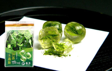 Morihan: Matcha powder encased crystal matcha candy 80g 森半 抹茶水晶飴 - tokinari.live