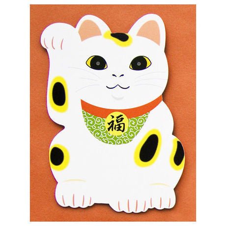 Muromachi Printing: Manekineko Cat Postcard - tokinari.live