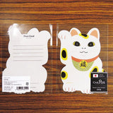 Muromachi Printing: Manekineko Cat Postcard - tokinari.live