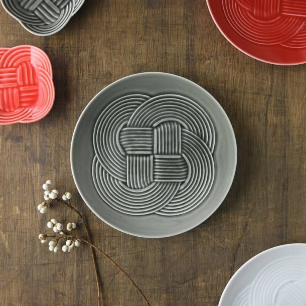 Oda Pottery: Dessert Plate Gray (19 cm) - tokinari.live