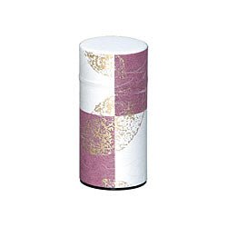Okumura Seikan: Tea Can, Washi Paper - Gold leaf purple　讃香　紫 - tokinari.live