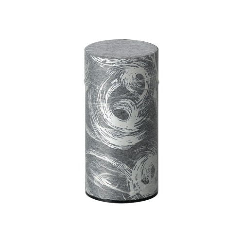 Okumura Seikan: Tea Can, Washi Paper - Nankyo Black Silver 南郷 黒銀 - tokinari.live