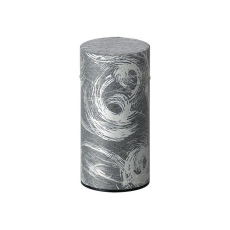 Okumura Seikan: Tea Can, Washi Paper - Nankyo Black Silver 南郷 黒銀 - tokinari.live