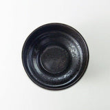 Saikai Ceramics: Hakuwan - Wabikuro, Black Porcelain Matcha Bowl with Gift Box - tokinari.live