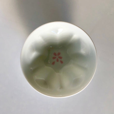 Sakura Shaped Porcelain Tea Cup - tokinari.live