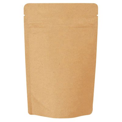 Seiwa 50744: Resealable biomass craft stand-up bag 110 x 170 - tokinari.live