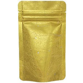 Seiwa: Resealable stand bag (gold Japanese washi paper, 6 sizes) - tokinari.live