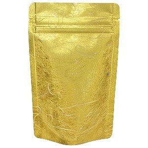 Seiwa: Resealable stand bag (gold Japanese washi paper, 6 sizes) - tokinari.live