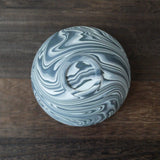 Shinro Yamamoto: Marble Porcelain Matcha Bowl 650 - tokinari.live