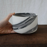 Shinro Yamamoto: Marble Porcelain Matcha Bowl 800 - tokinari.live