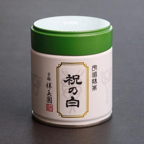 Shogyokuen: Matcha Iwai no Shiro, Premium Ceremonial Grade (40g can, Spring Harvest) 祝いの白 - tokinari.live
