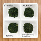 Shogyokuen: Tencha Green Tea Leaves, 4-level Sampler Set - tokinari.live
