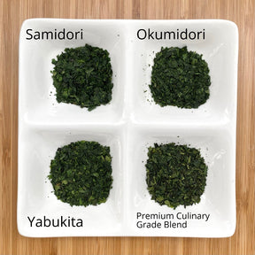 Shogyokuen: Tencha Green Tea Leaves, 4-level Sampler Set - tokinari.live