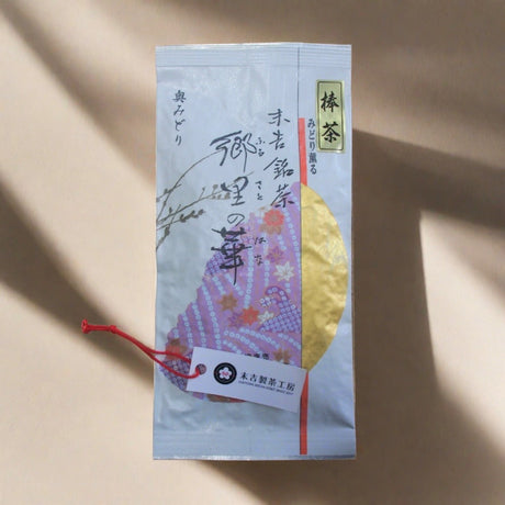 Sueyoshi Tea Atelier #004: 2022 Okumidori Kabusecha (Bocha) Deep Steamed Stem Tea from Kagoshima 末吉銘茶 郷里の華 奥みどり 棒茶 - tokinari.live