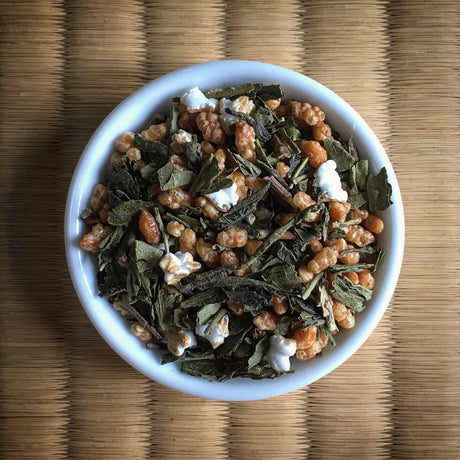 Tarui Tea Farm: Organic Genmaicha, Autumn Harvest, Single Cultivar Shizu 7132 - tokinari.live