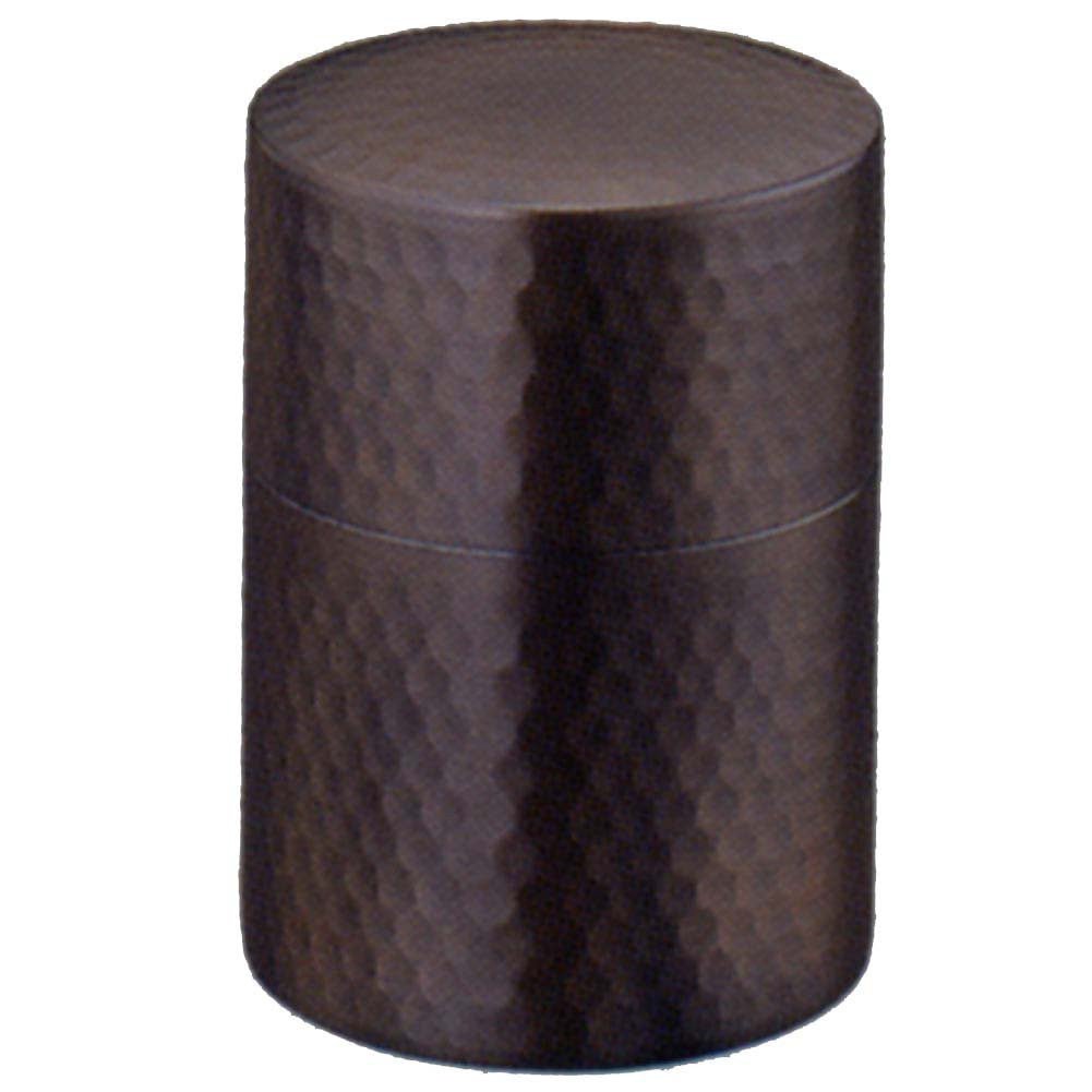 Tea Canister Hammer Tone Copper - tokinari.live