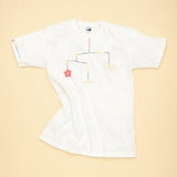 TOHOKU: Hand stitched by Tsunami Survivors Sashiko T-shirts White & Black - tokinari.live
