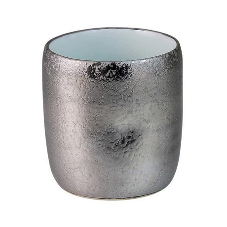 Touetsugama Aritayaki Dimple Rock Cup - Ibushi Silver - White いぶし銀内白マット　えくぼロックカップ - tokinari.live
