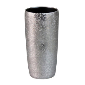 Touetsugama Aritayaki Dimple Rock Tumbler - Ibushi Silver - Black いぶし銀内ブラック　えくぼロックビアカップ - tokinari.live