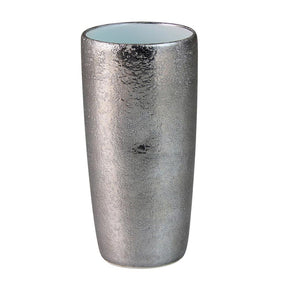 Touetsugama Aritayaki Dimple Rock Tumbler - Ibushi Silver - White いぶし銀内白　えくぼロックビアカップ - tokinari.live