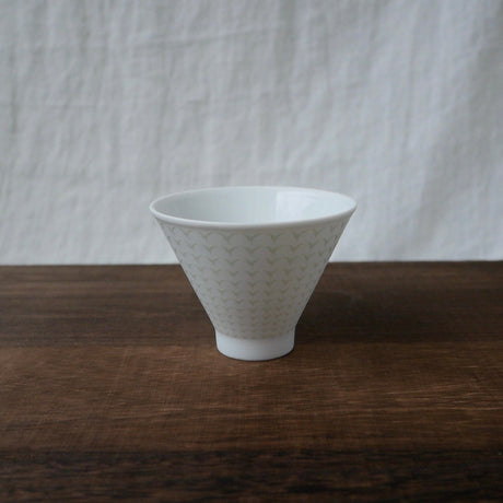 Yamani - Miyama Tableware: Chahaku Morning Glory Tea Cup - Gyokuro Green - tokinari.live
