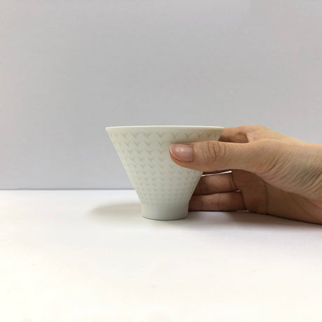 Yamani - Miyama Tableware: Chahaku Morning Glory Tea Cup - Gyokuro Green - tokinari.live