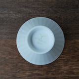 Yamani - Miyama Tableware: Chahaku Morning Glory Tea Cup - Gyokuro Green - tokinari.live