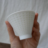 Yamani - Miyama Tableware: Chahaku Morning Glory Tea Cup - Gyokuro Green - tokinari.live