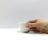Yamatane: Tea Professional's White Porcelain Tea Cup - Small - tokinari.live