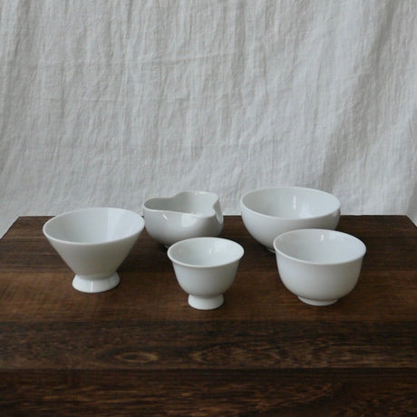 Yamatane: Tea Professional's White Porcelain Tea Cup - Small - tokinari.live