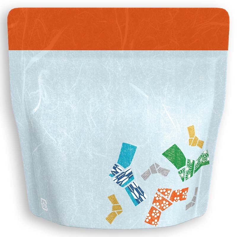 Yoshimura Pack 10154 Resealable Washi Paper Bag Knotted Letter 結び文柄 - tokinari.live