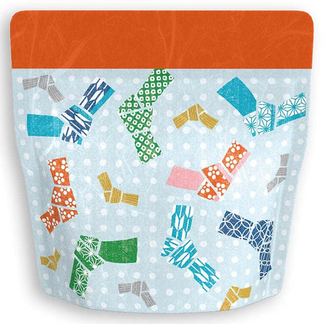 Yoshimura Pack 10154 Resealable Washi Paper Bag Knotted Letter 結び文柄 - tokinari.live