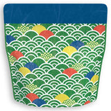 Yoshimura Pack 10155 Resealable Washi Paper Bag Wave 青海波柄 - tokinari.live