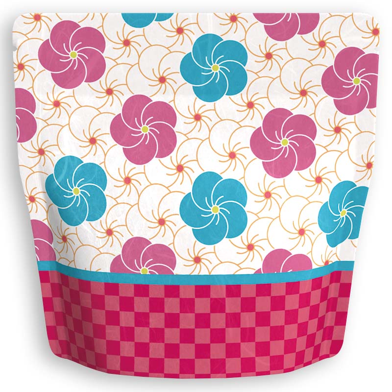 Yoshimura Pack 10175 Resealable Washi Paper Bag Plum 梅 - tokinari.live