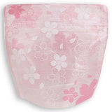 Yoshimura Pack 10185 Resealable Washi Paper Bag Pink Sakura 雲竜透明ﾁｬｯｸ付ｽﾀﾝﾄﾞ袋 桜 - tokinari.live