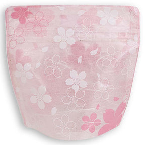 Yoshimura Pack 10185 Resealable Washi Paper Bag Pink Sakura 雲竜透明ﾁｬｯｸ付ｽﾀﾝﾄﾞ袋 桜 - tokinari.live
