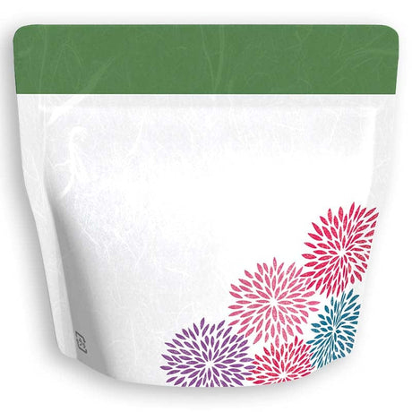 Yoshimura Pack 1313 Resealable Washi Paper Bag Mujina Chrysanthemum むじな菊 - tokinari.live