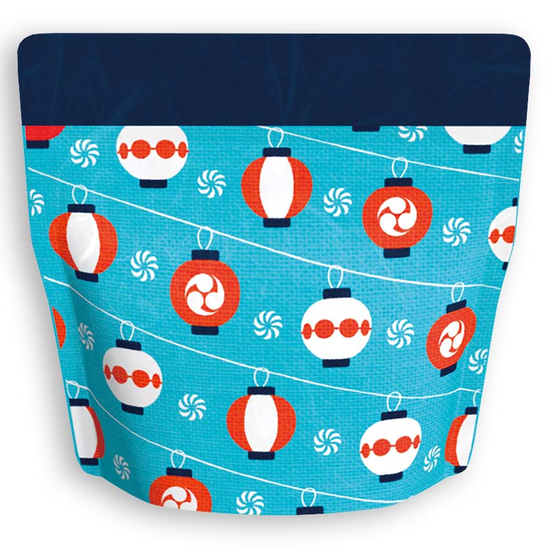 Yoshimura Pack 1334 Resealable Washi Paper Bag Festival Lanterns 祭提灯柄 - tokinari.live