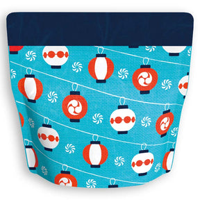 Yoshimura Pack 1334 Resealable Washi Paper Bag Festival Lanterns 祭提灯柄 - tokinari.live