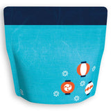 Yoshimura Pack 1334 Resealable Washi Paper Bag Festival Lanterns 祭提灯柄 - tokinari.live