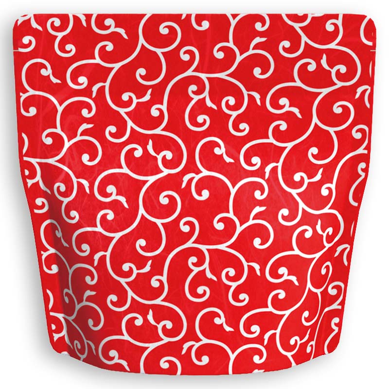 Yoshimura Pack 1383 Resealable Washi Paper Bag Arabesque Pattern唐草 - tokinari.live