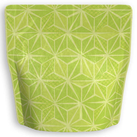 Yoshimura Pack 1396 Resealable Washi Paper Bag Hemp Leaf Hexagon 麻の葉 - tokinari.live