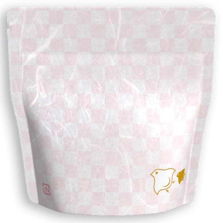 Yoshimura Pack 1403 Resealable Washi Paper Bag Chidori Ichimatsu 千鳥市松 - tokinari.live